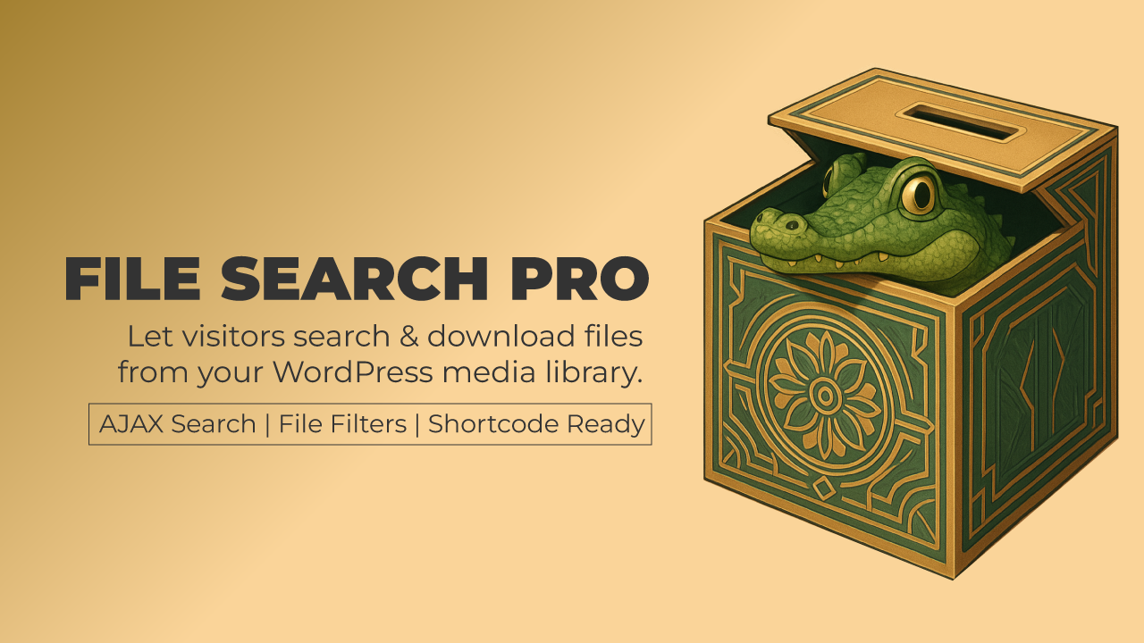 File Search Pro WordPress Plugin