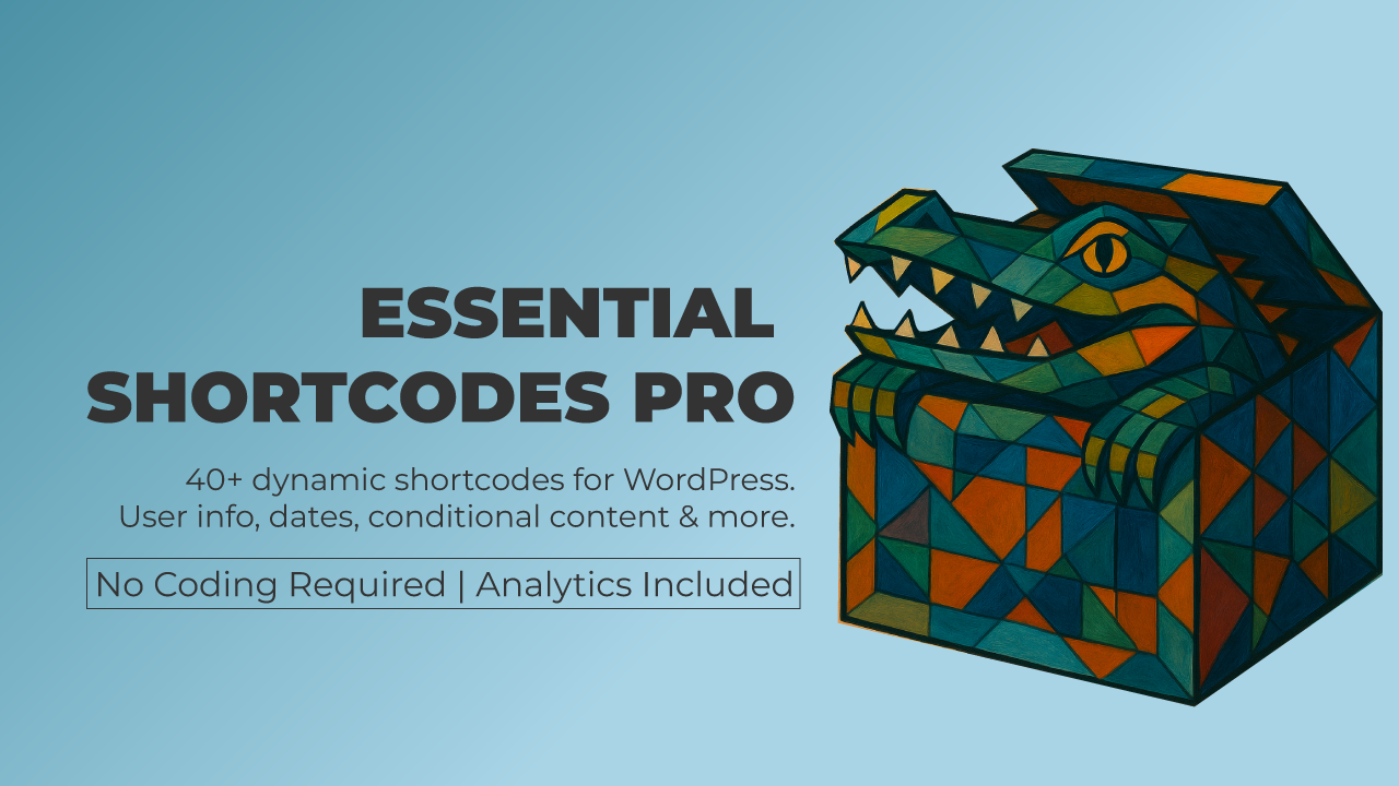Essential Shortcodes Pro