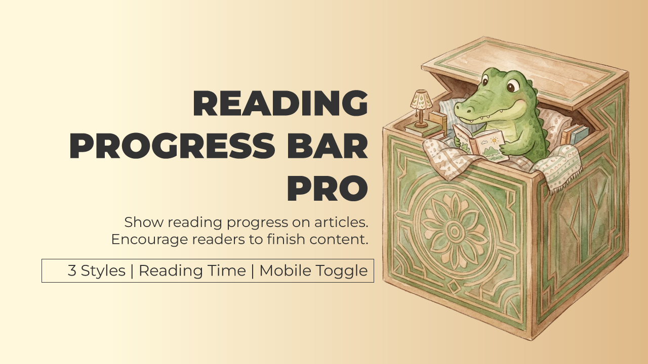 Reading Progress Bar Pro