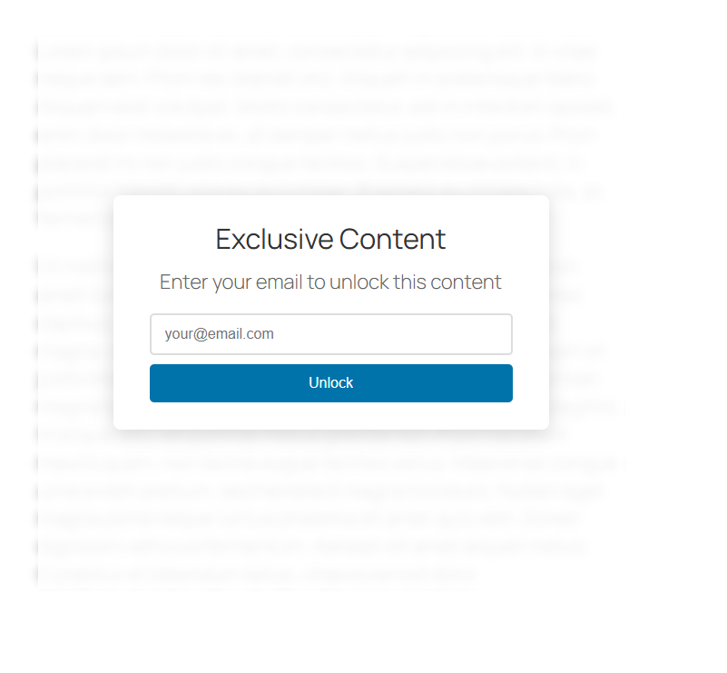 Content Locker Pro - Dashboard