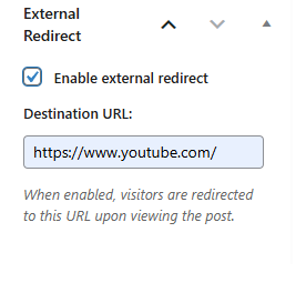 External Redirect Pro - Dashboard